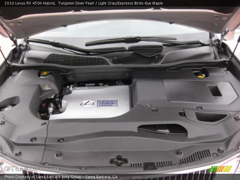  2010 RX 450h Hybrid Engine - 3.5 Liter DOHC 24-Valve VVT-i V6 Gasoline/Electric Hybrid