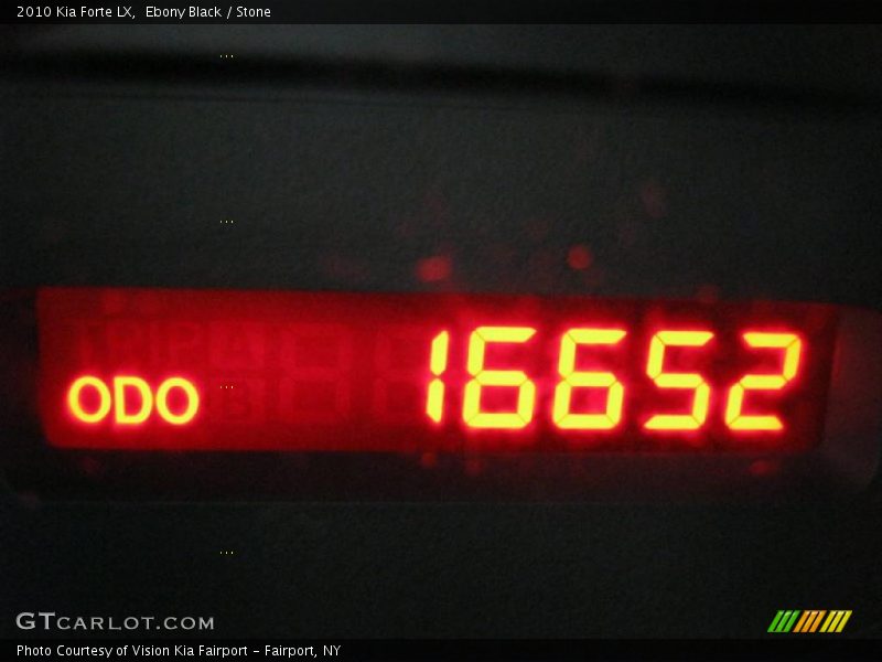 Ebony Black / Stone 2010 Kia Forte LX