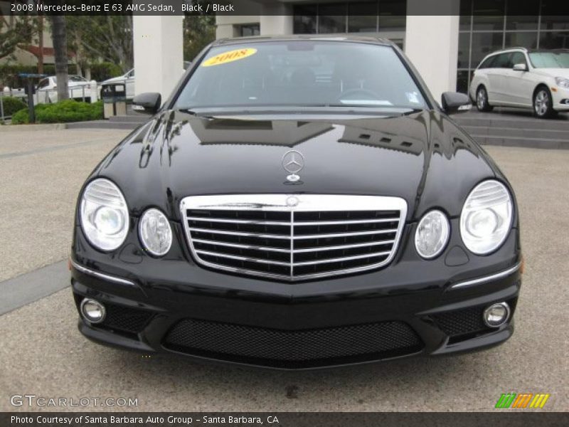 Black / Black 2008 Mercedes-Benz E 63 AMG Sedan