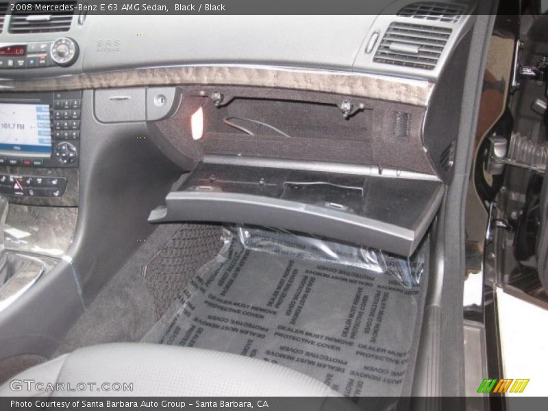 Black / Black 2008 Mercedes-Benz E 63 AMG Sedan