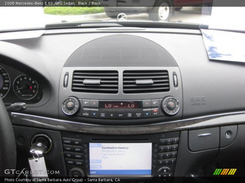 Controls of 2008 E 63 AMG Sedan