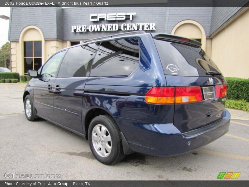 Midnight Blue Pearl / Quartz 2003 Honda Odyssey EX-L