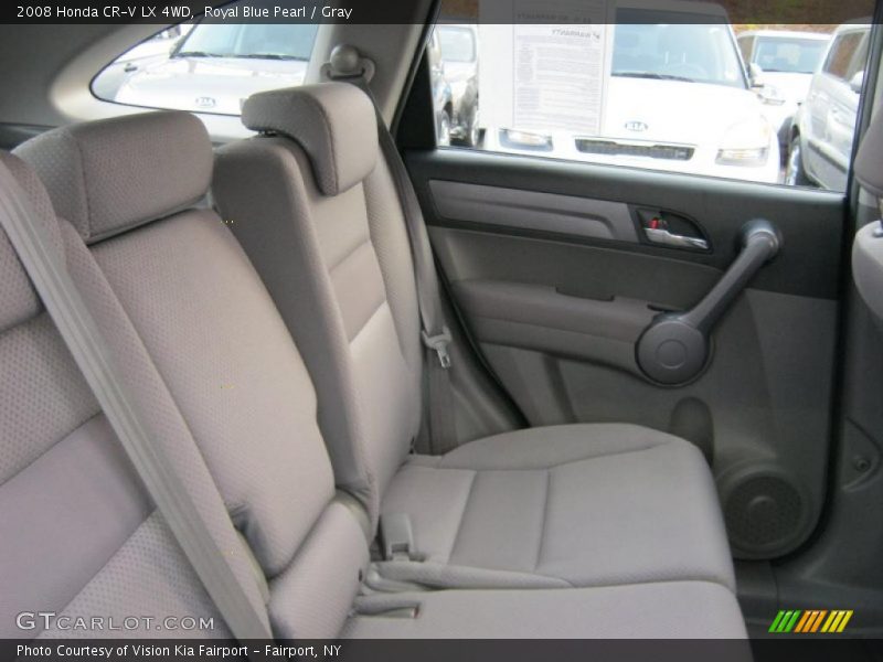 Royal Blue Pearl / Gray 2008 Honda CR-V LX 4WD
