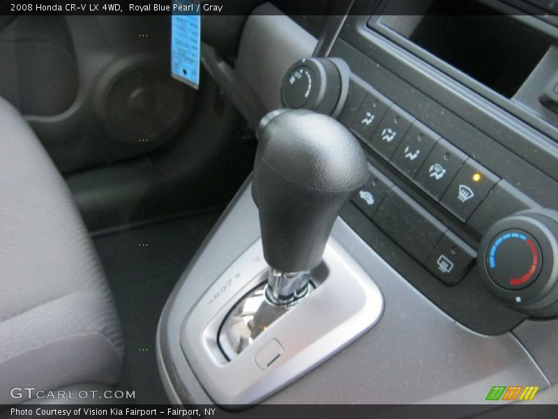 Royal Blue Pearl / Gray 2008 Honda CR-V LX 4WD