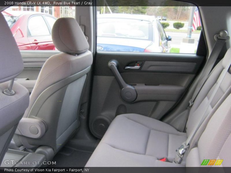 Royal Blue Pearl / Gray 2008 Honda CR-V LX 4WD