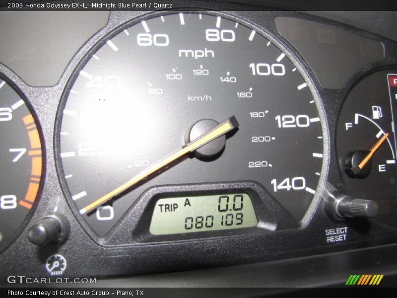 Midnight Blue Pearl / Quartz 2003 Honda Odyssey EX-L