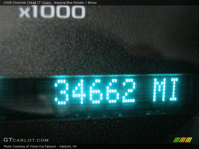 Imperial Blue Metallic / Ebony 2008 Chevrolet Cobalt LT Coupe