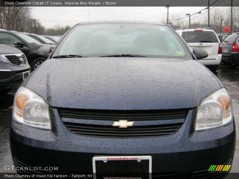 Imperial Blue Metallic / Ebony 2008 Chevrolet Cobalt LT Coupe