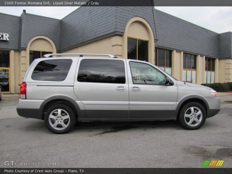 Liquid Silver Metallic / Gray 2006 Pontiac Montana SV6