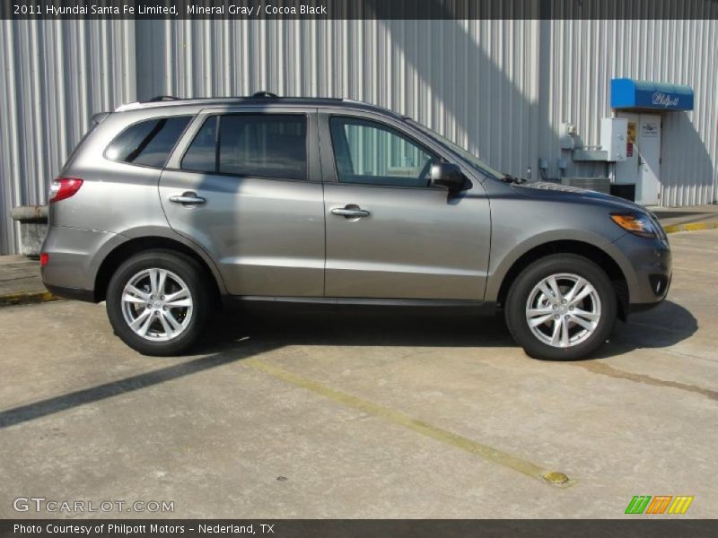 Mineral Gray / Cocoa Black 2011 Hyundai Santa Fe Limited