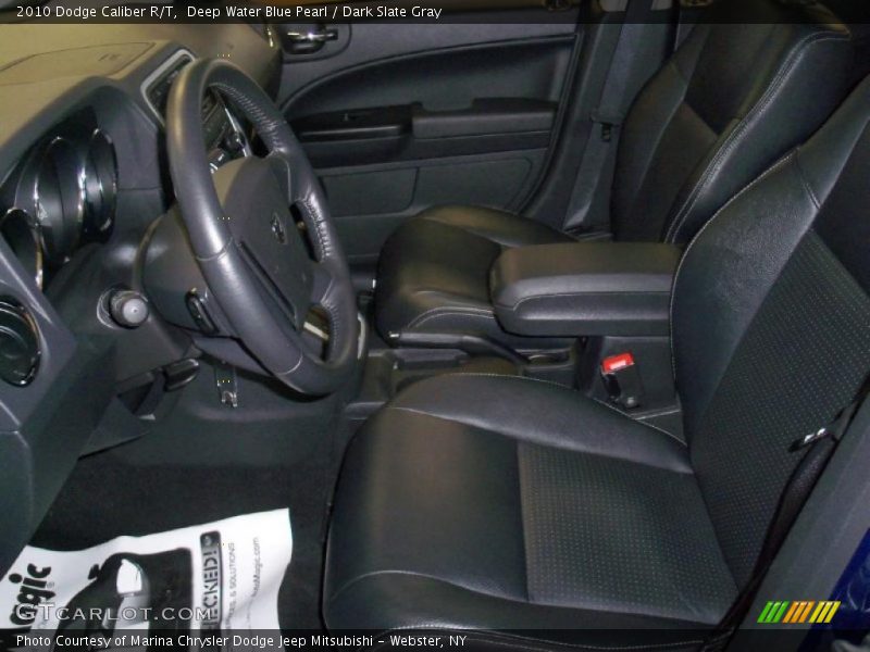 Deep Water Blue Pearl / Dark Slate Gray 2010 Dodge Caliber R/T