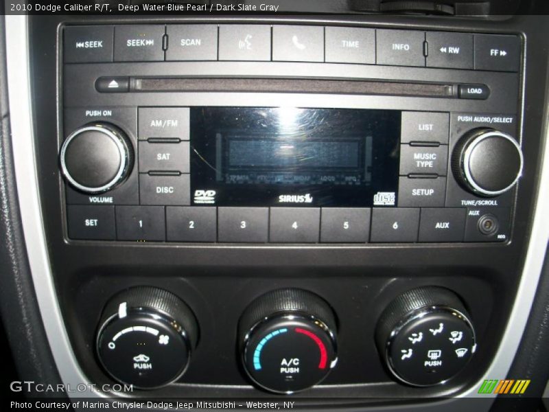 Deep Water Blue Pearl / Dark Slate Gray 2010 Dodge Caliber R/T