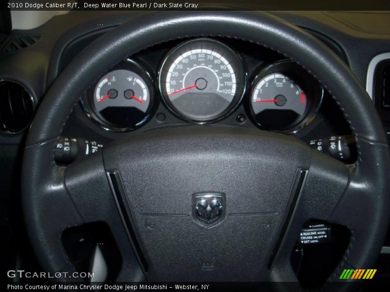 Deep Water Blue Pearl / Dark Slate Gray 2010 Dodge Caliber R/T