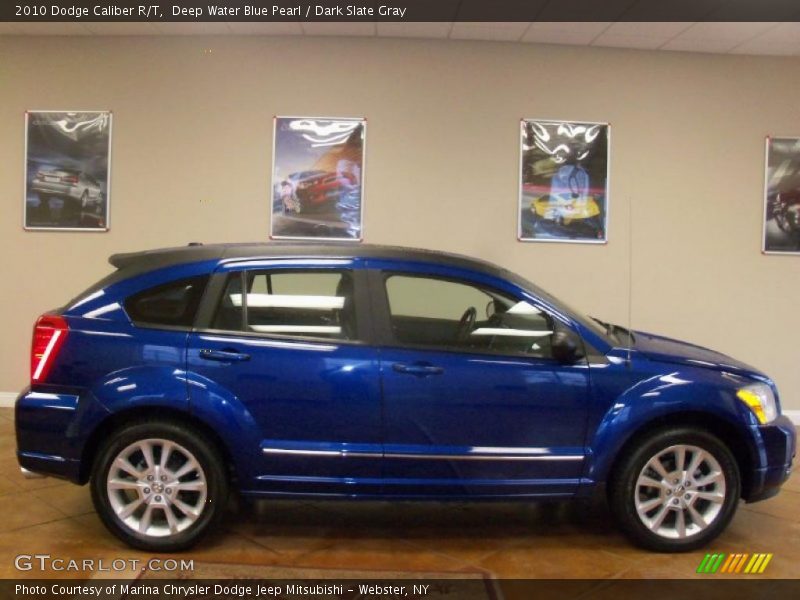 Deep Water Blue Pearl / Dark Slate Gray 2010 Dodge Caliber R/T