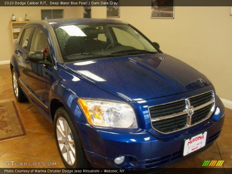Deep Water Blue Pearl / Dark Slate Gray 2010 Dodge Caliber R/T