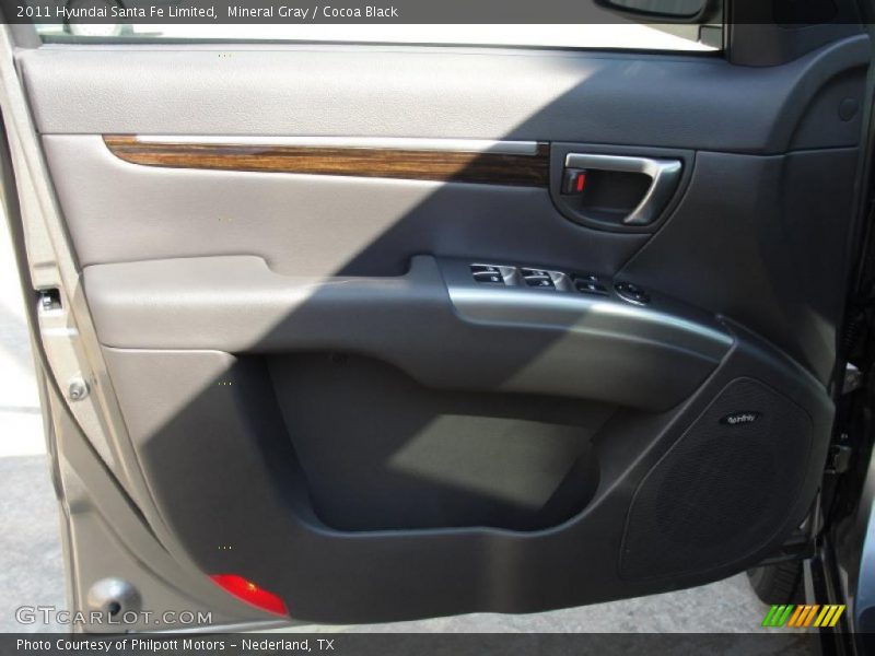 Mineral Gray / Cocoa Black 2011 Hyundai Santa Fe Limited
