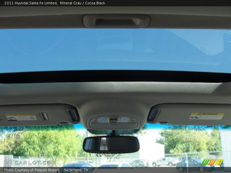 Mineral Gray / Cocoa Black 2011 Hyundai Santa Fe Limited