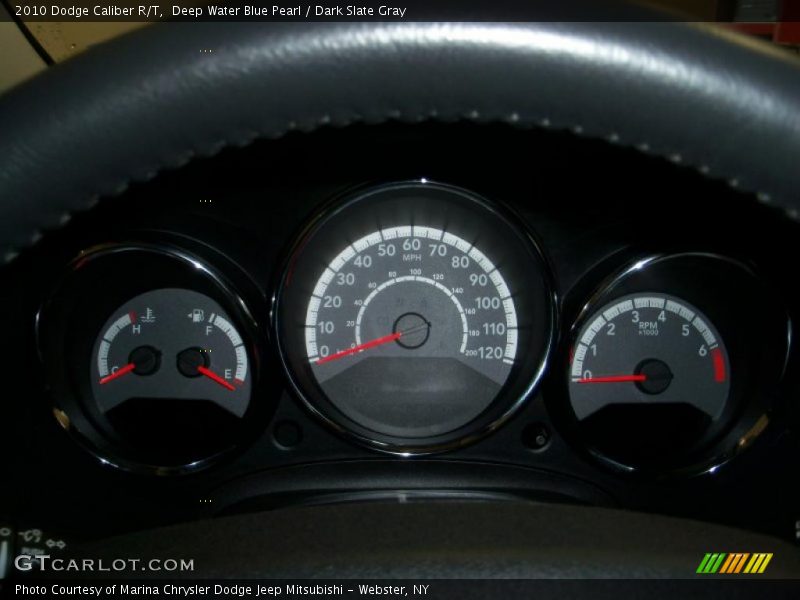 Deep Water Blue Pearl / Dark Slate Gray 2010 Dodge Caliber R/T