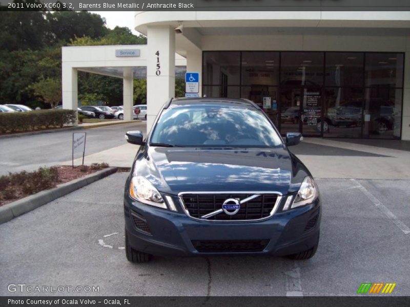 Barents Blue Metallic / Anthracite Black 2011 Volvo XC60 3.2