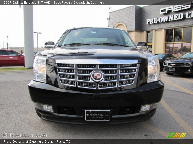 Black Raven / Cocoa/Light Cashmere 2007 Cadillac Escalade EXT AWD