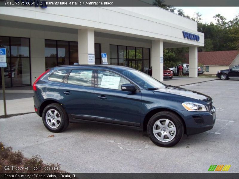 Barents Blue Metallic / Anthracite Black 2011 Volvo XC60 3.2