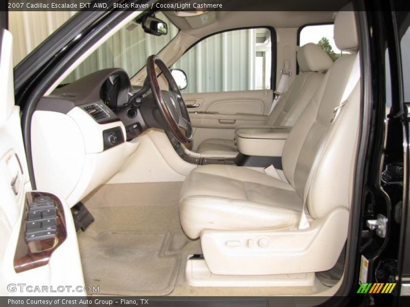 Black Raven / Cocoa/Light Cashmere 2007 Cadillac Escalade EXT AWD