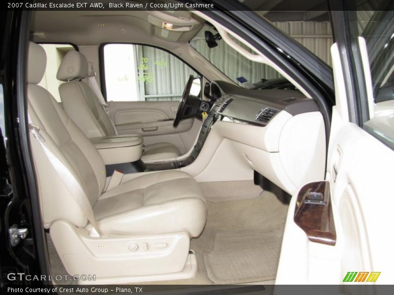 Black Raven / Cocoa/Light Cashmere 2007 Cadillac Escalade EXT AWD