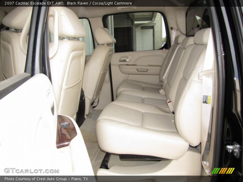 Black Raven / Cocoa/Light Cashmere 2007 Cadillac Escalade EXT AWD