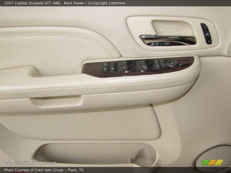 Black Raven / Cocoa/Light Cashmere 2007 Cadillac Escalade EXT AWD