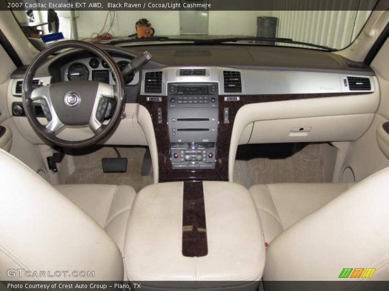 Black Raven / Cocoa/Light Cashmere 2007 Cadillac Escalade EXT AWD