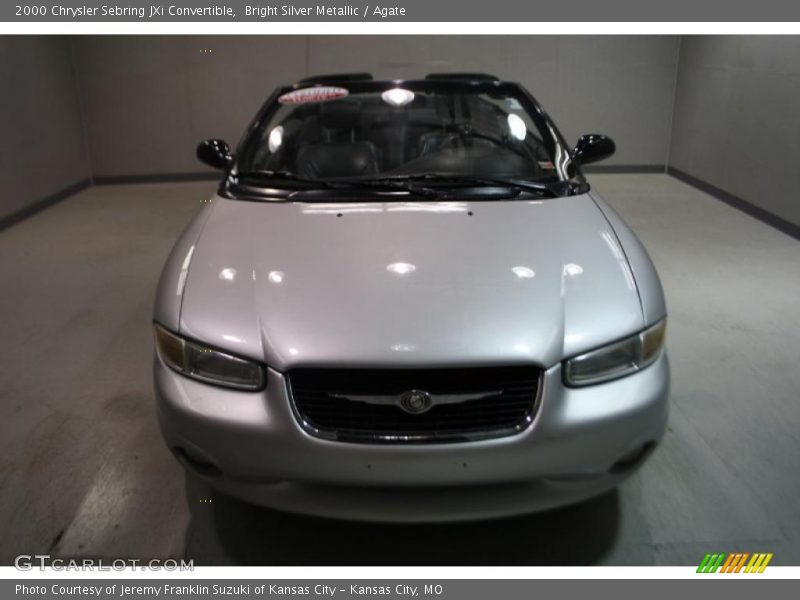 Bright Silver Metallic / Agate 2000 Chrysler Sebring JXi Convertible