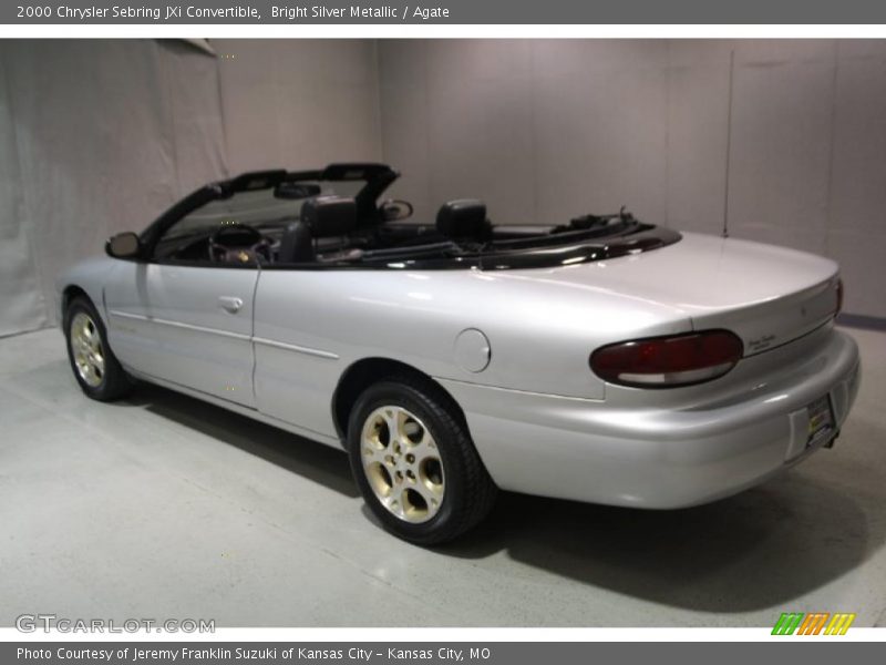 Bright Silver Metallic / Agate 2000 Chrysler Sebring JXi Convertible