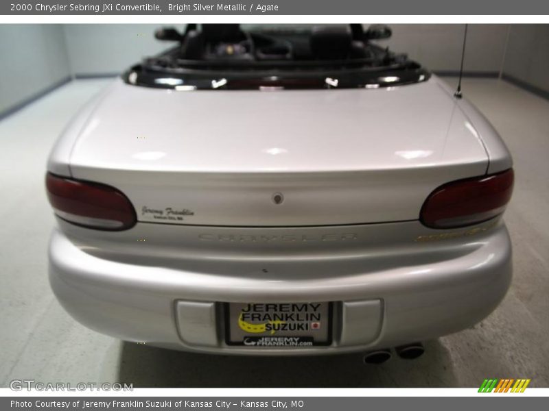 Bright Silver Metallic / Agate 2000 Chrysler Sebring JXi Convertible