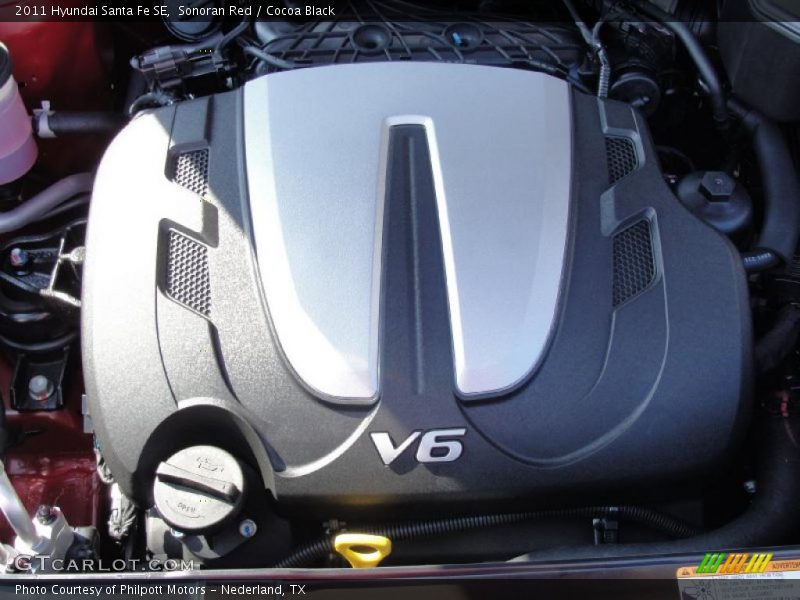 2011 Santa Fe SE Engine - 3.5 Liter DOHC 24-Valve VVT V6