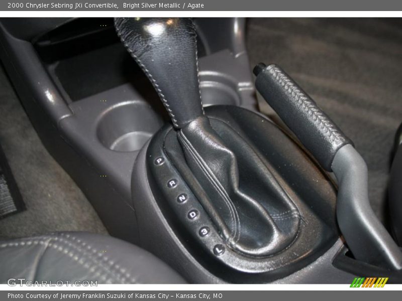 Bright Silver Metallic / Agate 2000 Chrysler Sebring JXi Convertible
