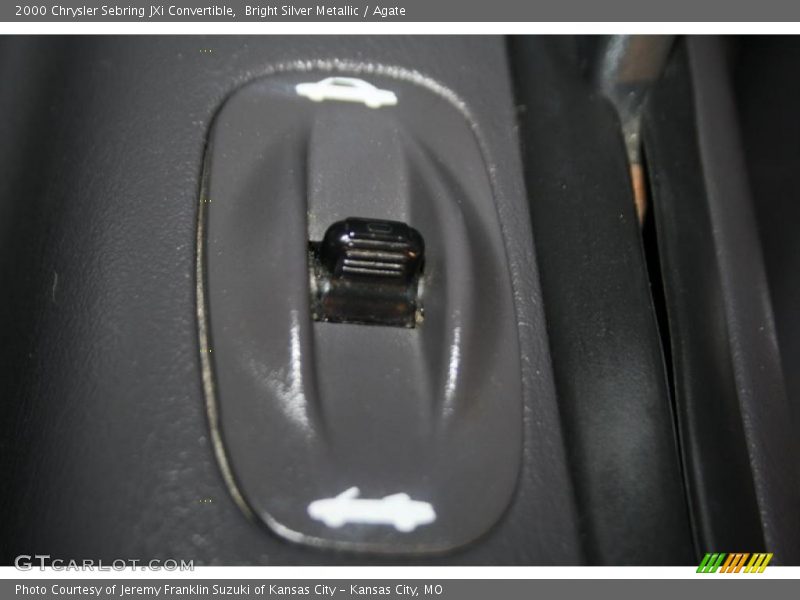 Bright Silver Metallic / Agate 2000 Chrysler Sebring JXi Convertible
