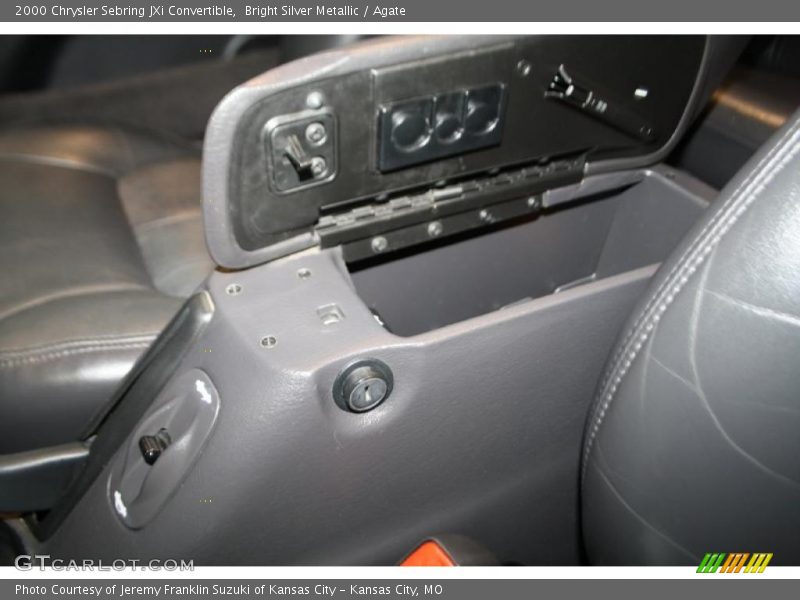 Bright Silver Metallic / Agate 2000 Chrysler Sebring JXi Convertible