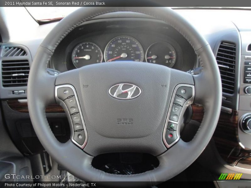  2011 Santa Fe SE Steering Wheel
