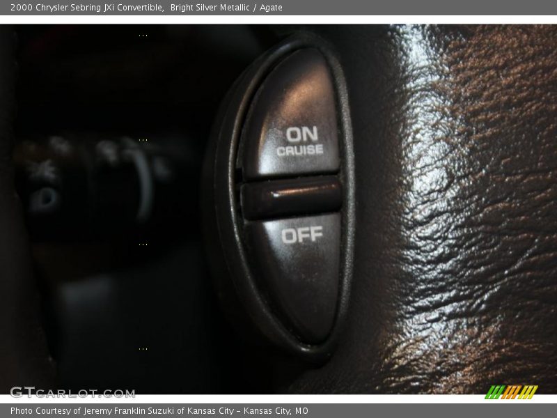 Bright Silver Metallic / Agate 2000 Chrysler Sebring JXi Convertible