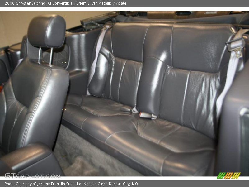Bright Silver Metallic / Agate 2000 Chrysler Sebring JXi Convertible
