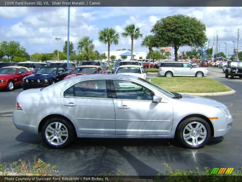 Silver Frost Metallic / Camel 2006 Ford Fusion SEL V6