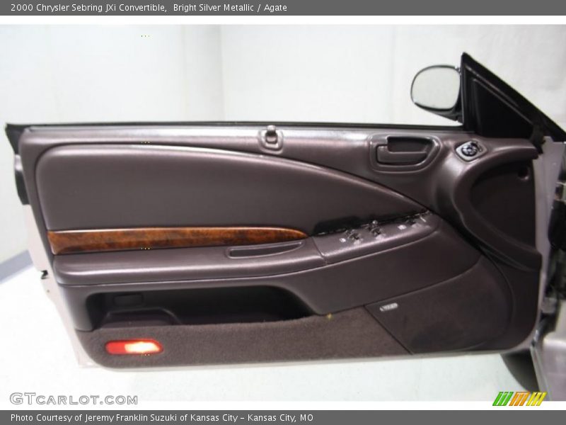 Bright Silver Metallic / Agate 2000 Chrysler Sebring JXi Convertible