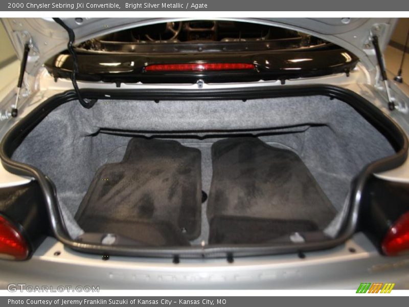 Bright Silver Metallic / Agate 2000 Chrysler Sebring JXi Convertible