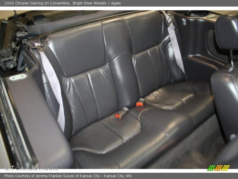 Bright Silver Metallic / Agate 2000 Chrysler Sebring JXi Convertible