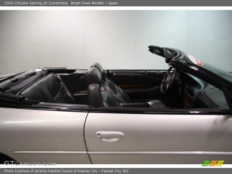 Bright Silver Metallic / Agate 2000 Chrysler Sebring JXi Convertible
