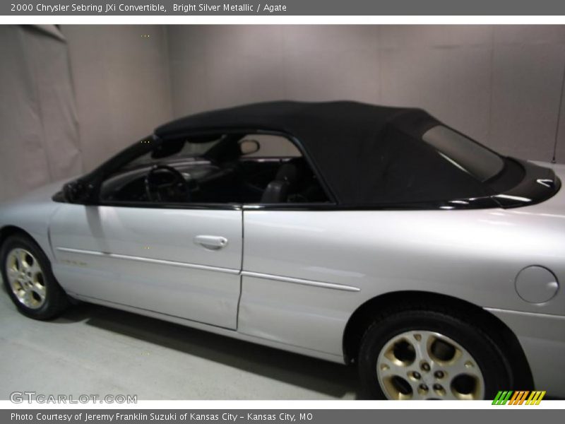 Bright Silver Metallic / Agate 2000 Chrysler Sebring JXi Convertible