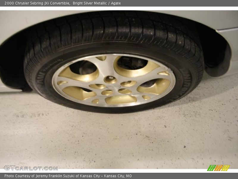 Bright Silver Metallic / Agate 2000 Chrysler Sebring JXi Convertible