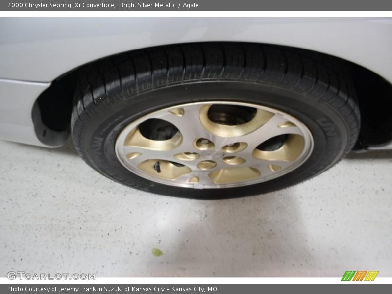Bright Silver Metallic / Agate 2000 Chrysler Sebring JXi Convertible