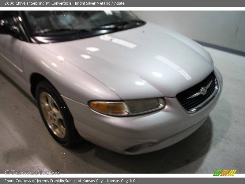 Bright Silver Metallic / Agate 2000 Chrysler Sebring JXi Convertible