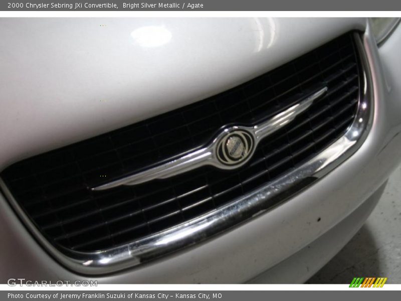 Bright Silver Metallic / Agate 2000 Chrysler Sebring JXi Convertible